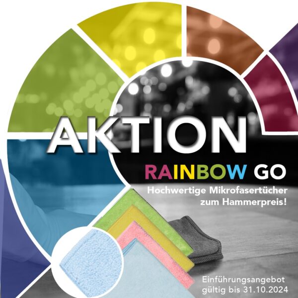 Microfasertuch Sprintus Rainbow Go